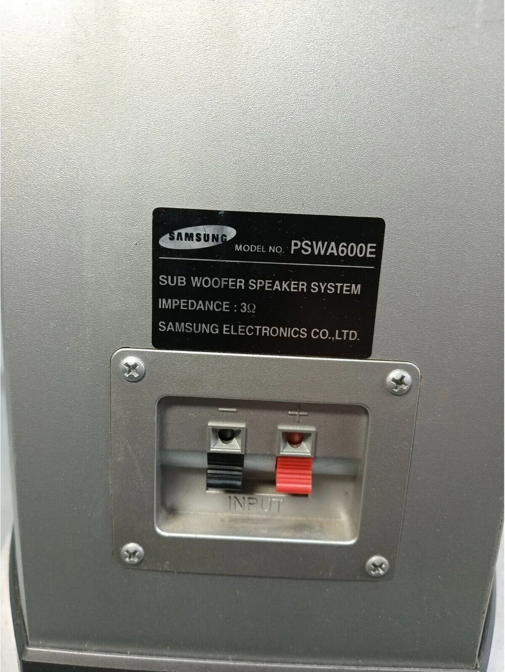 Samsung PSWA600E Subwoofer Speaker System Wired 3 Ohm